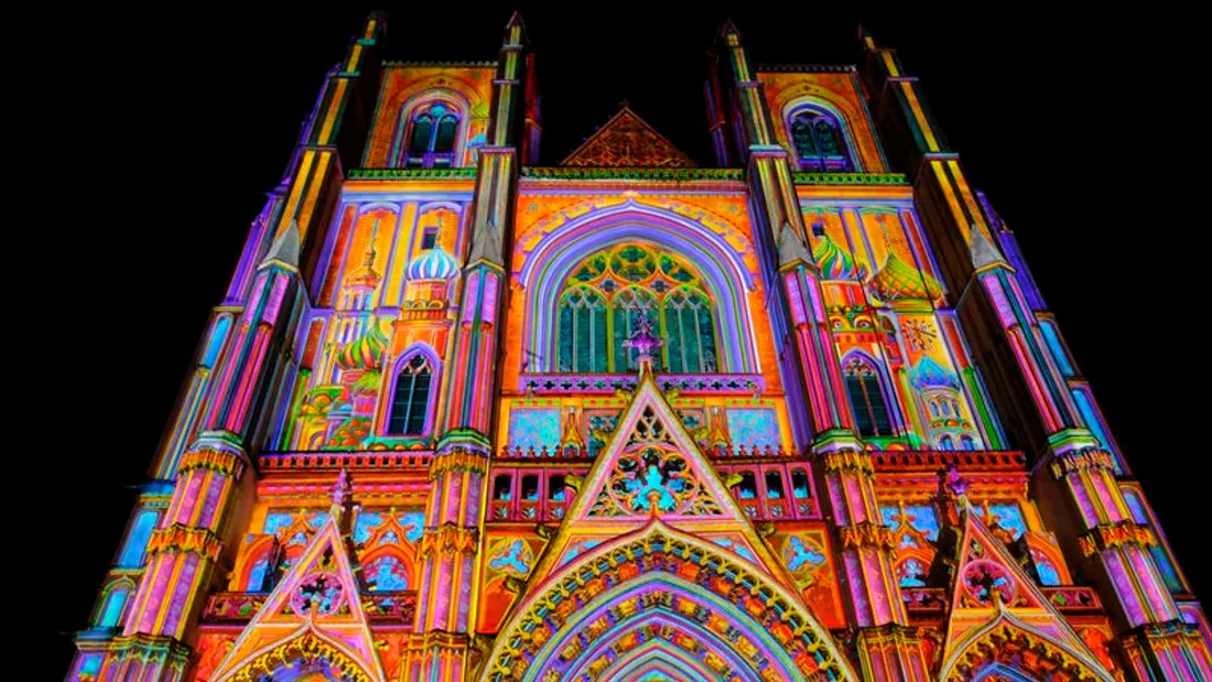 Lucia sur la cathédrale de Nantes